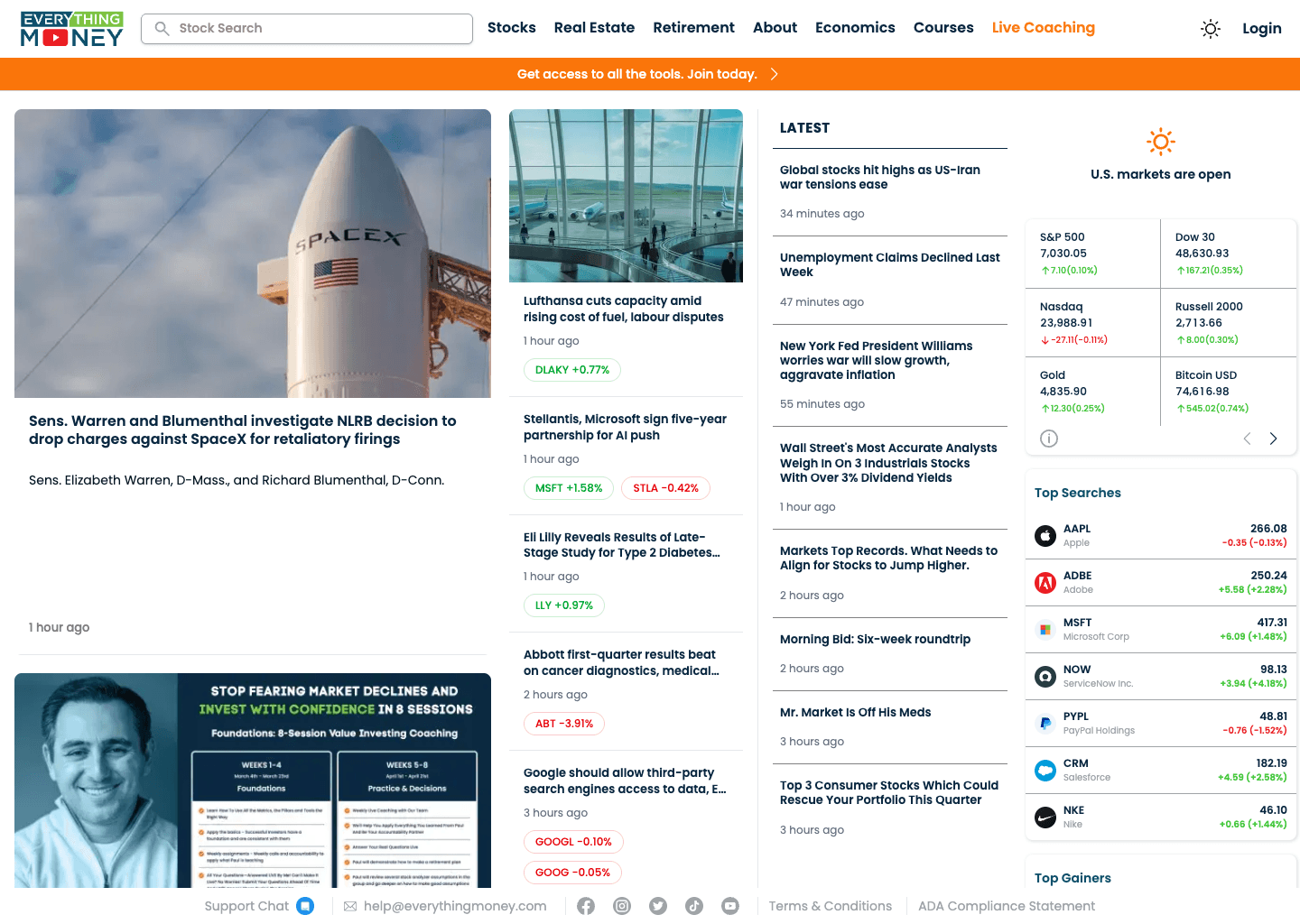 Everything Money platform preview